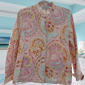 Via Condotti jacket - feminine paisley print size PL